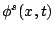 $\phi^s(x,t)$