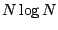 $N\log N$