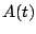 $\displaystyle A(t)$
