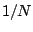 $1/N$
