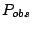 $P_{obs}$