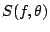 $S(f,\theta)$