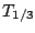 $T_{1/3}$