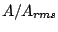 $A/A_{rms}$
