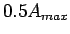 $0.5 A_{max}$