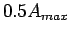 $0.5 A_{max}$